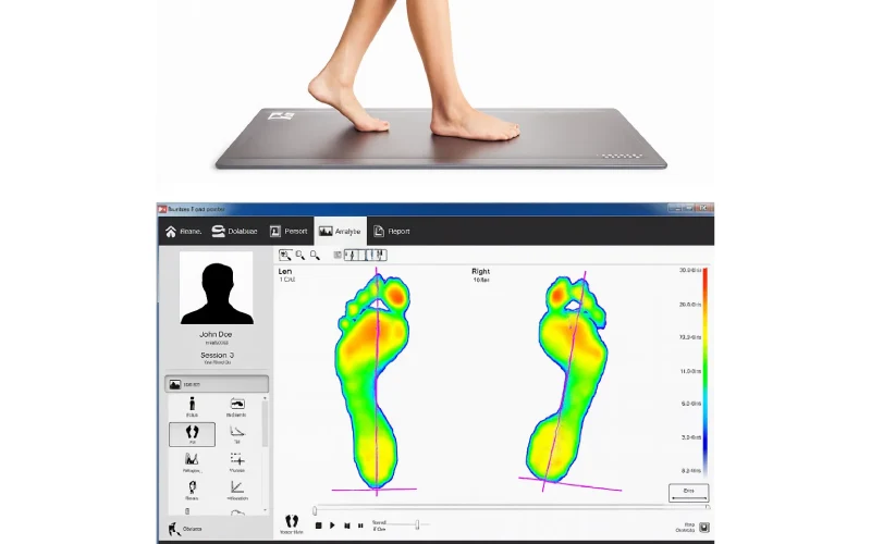 درمان آرتروز زانو با دستگاه اسکن کف پا