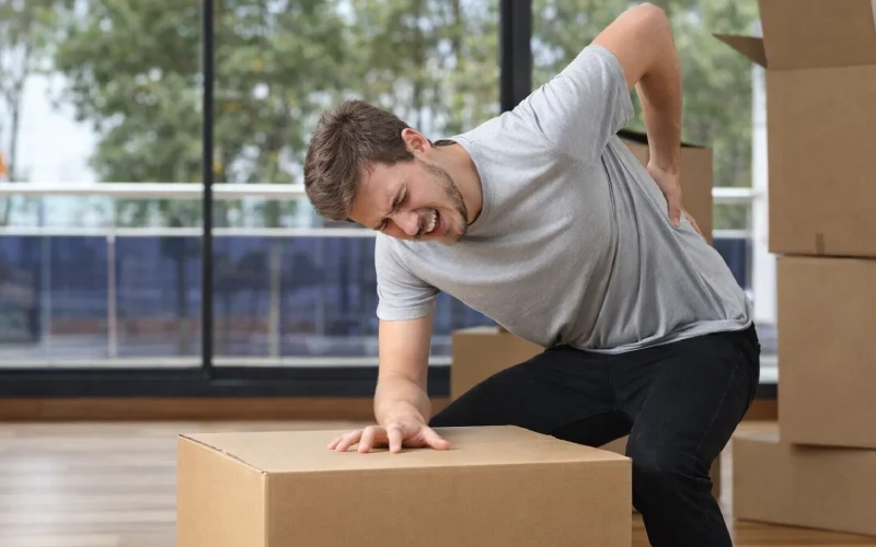 بلند کردن اجسام برای دیسک کمر