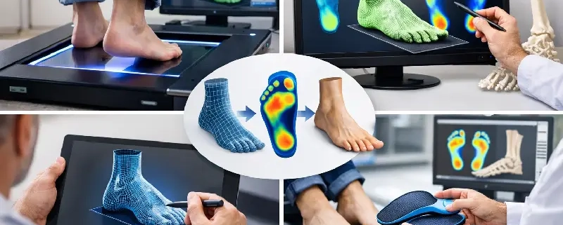 نقش اسکن پا در انتخاب کفی و کفش مناسب